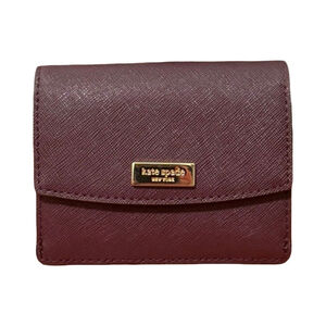 Kate Spade Petty Laurel Way Mini
 Wallet in Wine